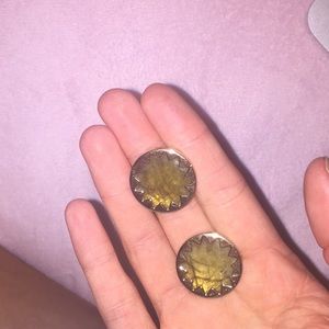 House of Harlow 1960 Sunburst Button Earrings